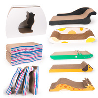 Vente en gros, arbre à chat, tour de canapé, grattoir en carton, papier ondulé, maison de chat, lit, tapis à gratter, planche à gratter pour chat