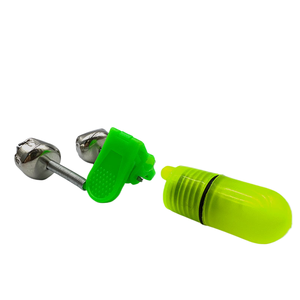 Allarmi per morsi di pesca campane per canne da pesca morsetto per asta Clip per campane anello accessorio per la pesca in ABS verde - Product Image 6