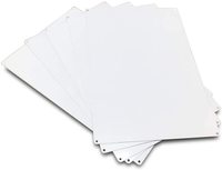 Feuille de métal en aluminium de sublimation de haute qualité 12 x 18 pouces Blanc brillant pour impression UV
