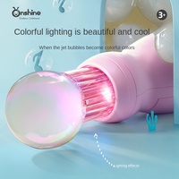 Nouvelle machine à bulles de fumée en plastique Onshine, baguette magique extensible, souffleur de bulles électrique style fille pour enfants - Jeu en extérieur