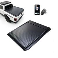 Couverture de benne électrique en aluminium sur mesure avec éclairage pour Ford F150 5,5 pi 6,5 pi, couvercle de benne rétractable verrouillable
