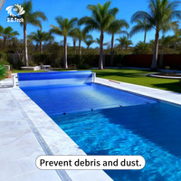 Couverture de piscine personnalisée Water Crown, 16,5 mm d'épaisseur, durable, imperméable, résistante aux UV, couverture rigide pour piscines de spa