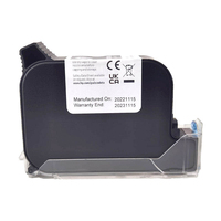 Encre compatible HP 2590 W3T10B pour cartouche d'impression jet d'encre pour machine d'impression jet d'encre de date, numéro et texte