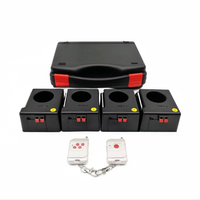 4 Cues Mini Fontaines Pyro Froides à Télécommande Effet Cascade pour Équipement de Fête