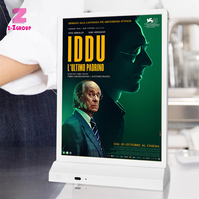 Desktop Lightbox Display A4 A5 Battery Rechargeable Advertising Slim Frame Led Light Boxes