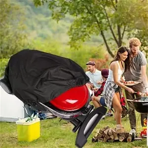 High Quality Direct Real Factory BBQ Grill Cover For Weber Q2000 Series Waterproof Dust-proof Outdoor BBQ Cover