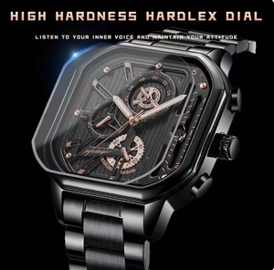 Đồng hồ nam POEDAGAR 628 cao cấp thời trang thể thao <span class=keywords><strong>3</strong></span> kim thép không gỉ chống nước dạ quang dành cho nam - Product Image 5