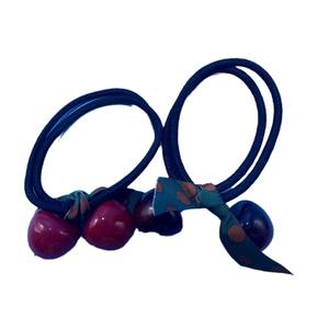 Coletero grande con diseño de cereza estilo coreano, coletero para niña, coletero popular, coletero para mujer, venta al por mayor - Product Image 5