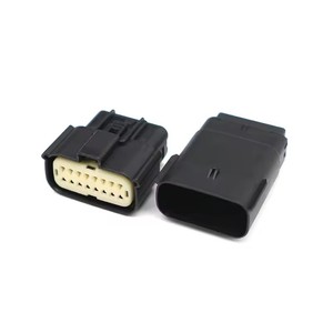 Conector impermeable automotriz 33472-1601, enchufe a tope de carcasa de plástico macho y hembra, cabeza hembra de 16 pines tipo Molex - Product Image 4