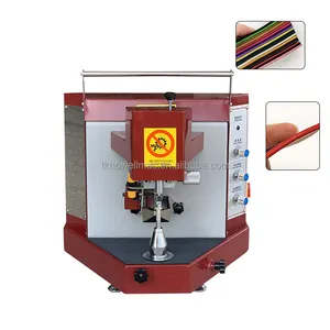 Máquina de colorir borda de couro automática, máquina para pintar sapatos, carteira, bolsa, fabricação de
