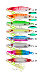 NOUVEAU 20g leurre de gabarit en métal lent Luminous double head small jig bait for saltwater artificial fishing leurre - Product Image 5