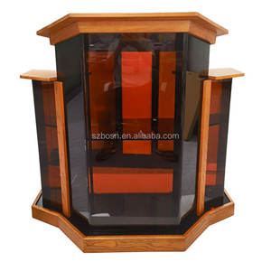 ไม้+เก้าอี้อะคริลิค แท่นโบสถ์ ขาตั้งแคมป์อะคริลิคใส - Product Image 1