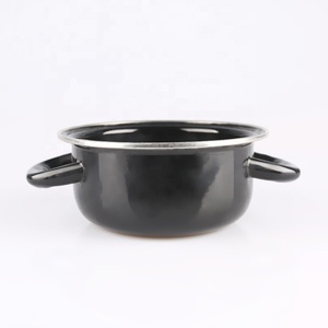 Enamel <strong>Mussel</strong> <strong>Pot</strong> with Lid for Shells Enamel Mosselpannen Pan 7" Mosselpan Blokker Enamel Cookware 14cm 18cm 20cm 2.8L - Product Image 5