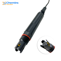 Capteur numérique industriel en ligne d'ions fluorure, protection IP68, calibration à deux points, sonde RS485, sortie 4-20mA, plage 0-100mg/L, pH
