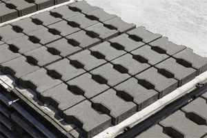 <span class=keywords><strong>QT8</strong></span>-15 tự động Khối Máy làm PLC kiểm soát rỗng và lát gạch Máy bê tông nguyên liệu - Product Image 3