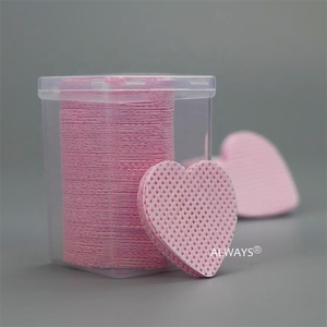 <span class=keywords><strong>Rosalind</strong></span> Nail Supplies – 200 Lingettes et tampons démaquillants pour ongles en PP écologique, sans peluches, avec motif en relief, dans une boîte en plastique - Product Image 5