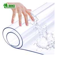 Nappe transparente en PVC Boligao, imperméable, résistante à l'huile, protection de table en vinyle, facile à nettoyer pour la salle à manger