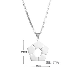 Joyería Conmemorativa para Fans, Regalos para Hombres y Mujeres, Accesorios, Colgante, Cantante, Rapero, Letra, Nombre, Cadena, Collar - Product Image 5