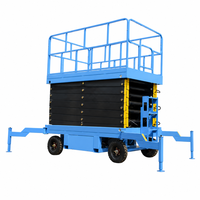 Plateforme élévatrice mobile à ciseaux de 500 kg de capacité, élévation de 12 m, pour entrepôt, vente en gros, directement de l'usine, certifiée CE