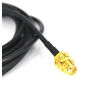 Factory Price RG 174 Cable SMA Male Plug to SMA Female Antenna Jumper Pigtail Cable Assembly