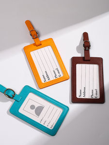 Valise <span class=keywords><strong>de</strong></span> <span class=keywords><strong>voyage</strong></span> d'affaires colorée avec carte d'embarquement en cuir PU étiquette d'identification <span class=keywords><strong>de</strong></span> nom <span class=keywords><strong>de</strong></span> bagage boucle <span class=keywords><strong>de</strong></span> matériel <span class=keywords><strong>de</strong></span> mode Promotions <span class=keywords><strong>de</strong></span> <span class=keywords><strong>vol</strong></span> - Product Image 5