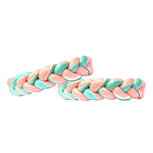 กำไลข้อมือ Danta Gems รุ่น Stylish Candy Twist Lac หลากสี เครื่องประดับแบบดั้งเดิมสำหรับผู้หญิง สวมใส่ได้ทุกวัน สำหรับงานเทศกาล แต่งงาน และงานหมั้น - Product Image 2