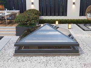Claraboya de Aluminio para Techo Plano, Motorizada, Impermeable, con Ventilación, <span class=keywords><strong>Aislamiento</strong></span> Térmico y Acústico - Product Image 4