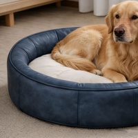 Grenzüberschreitend Beliebtes XL Leder-PP-Haustierbett für Kleine und Mittelgroße Hunde und Katzen, Indoor-Sofa, Atmungsaktiv, Wasserdicht, Wärmend für Alle Jahreszeiten