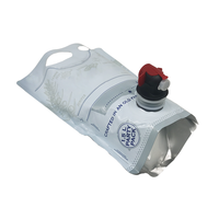 Utilisation commerciale café vin eau boisson bec robinet distributeur sac dans la boîte de remplissage avec robinet en plastique liquide emballage