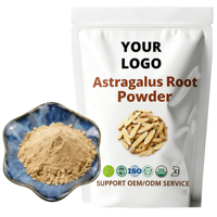 Poudre de racine d'astragale OEM ODM 100% naturelle, extrait végétal, complément alimentaire végétalien pour adultes, complément nutritionnel pratique