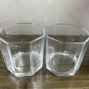 Frascos de Vidrio Octogonales Transparentes de Alta Calidad para Velas, 250ml/120ml/535ml, Ideales para Jugos y Cocina, Más Vendidos - Product Image 5