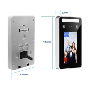 5 Inches Security Liveness Detection Camera Face Recognition Kiosk Software Camera Door Lock Biometric Access Control Machine