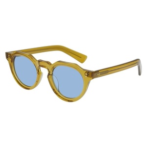 Lunettes <span class=keywords><strong>de</strong></span> soleil polarisées à coutures polygonales pour femmes et hommes, verres optiques UV400 avec montures en acétate blanc - Product Image 4