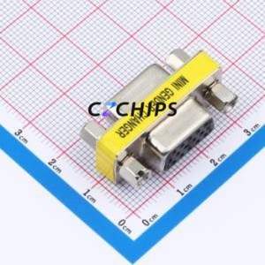HYCW02-HDB-178B D-Sub/VGA Connector Bent Lead Through Hole Connector High Density D-Sub Female 30P Right Angle Insert - Product Image 2