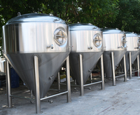 Fermenteurs de cuve de fermentation de bière à enveloppe conique 1200L
