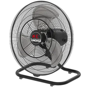 Ventilateur en métal de 18 pouces oscillant le ventilateur de plancher électrique de prise facultative pour le ménage