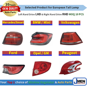 Jmen-bombilla Led trasera para coche CITROEN C4, lámpara de luz trasera para puerta trasera de coche, Taiwán, piezas de repuesto para carrocería de automóvil - Product Image 3