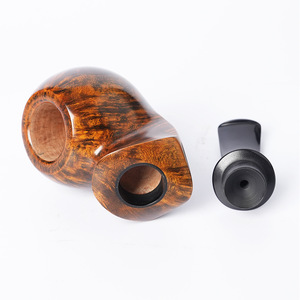 Briar Wood Smoking Pipe Bent Shape Custom Made Tobacco Pipe Collection Gift Item - Product Image 3