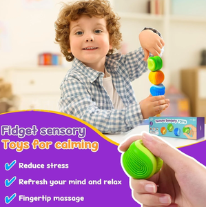 Jouets sensoriels texturés en silicone YDS, cube anti-stress, balle anti-stress pour la thérapie de l'autisme, TDAH, adultes, enfants, jouets éducatifs Montessori - Product Image 6