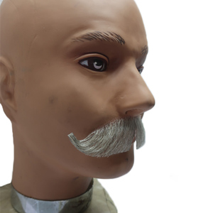 Novelties Halloween Human Cosplay Masquerade Party Handmade High Quality Costume False Pirate Beard <strong>Fake</strong> <strong>Moustache</strong> - Product Image 3