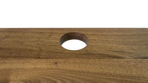 Table de travail à hauteur réglable avec plateau en noyer noir - Bureau d'ordinateur moderne pour la maison et le bureau - Product Image 3