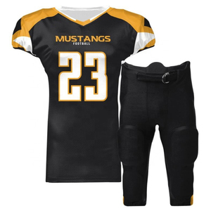 Maillots de football américain authentiques Chemises personnalisées de haute qualité Pantalon Taille XL Respirant Numéro Sublimation-Acheter Authentique - Product Image 4