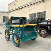 Haute qualité Nice Looking Horse Training Marathon Horse Cart Racing Pony Carriage