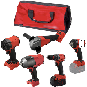High Performance 4-in-1 Plastic Power <b>Tool</b> Set Drill Wrench Driver Ratchet Lithium Battery Industrial Automotive Repair <b>DIY</b> MWK- - Product Image 3
