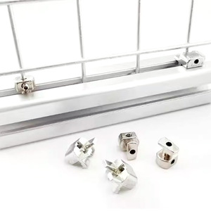 European Standard Mesh Fixing Block 20304045 Zinc Plated Aluminum Profile Fence Accessories For Rail Fixing - Product Image 2