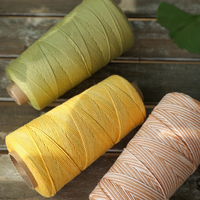Fil à tricoter 100 % coton, teint uni et teint en masse, pour le crochet DIY – Approvisionnement direct usine