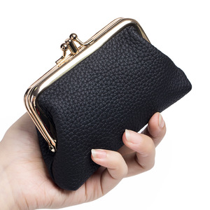 Factory Supplier Womens Leather Retro Vintage Hasp Closure <strong>Coin</strong> Purse Fashion <strong>Coin</strong> <strong>Case</strong> - Product Image 3