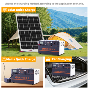 Générateur solaire photovoltaïque domestique Aiya 1500 watts 1700 Wh, hors réseau, station <span class=keywords><strong>d</strong></span>'énergie portable de secours, petite <span class=keywords><strong>centrale</strong></span> électrique. - Product Image 2