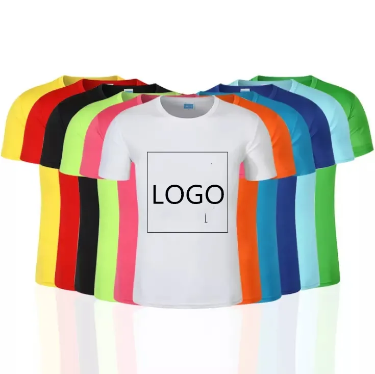 T-Shirt pour hommes, haut uni avec imprimé personnalisé 100% coton, couleur blanc, vente en gros