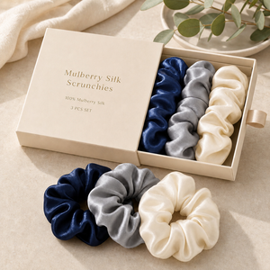 Vente en gros OEM de chouchous et bandeaux de luxe unis, design mode, pour enfants et femmes, pour les fêtes - Product Image 5